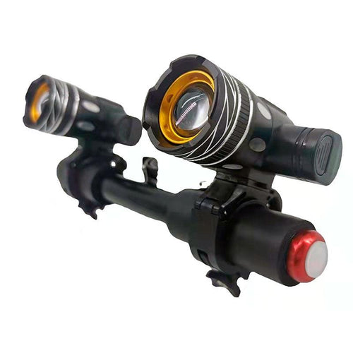 Wiederaufladbare LED-Scheinwerfer mit Lenker