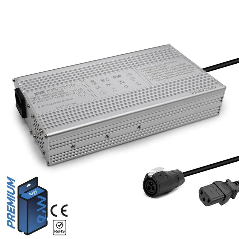 Cargador 52V (salida 58,8v) 7A conector GX16 o LP16