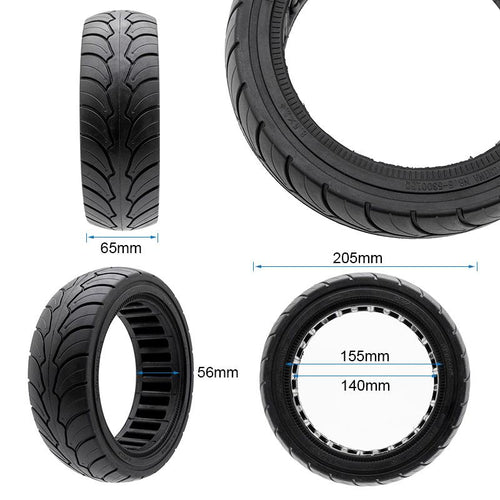 Rueda maciza ultraligera 8,5x2,5-6,1/B58 ewheel