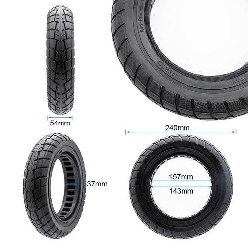 Rueda maciza ultraligera 10x2,125-6,1/B34 ewheel