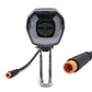Faro led con claxon negro 12-72v con conector waterproof