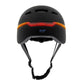 Casco negro coniluminación inteligente/Bluetooth Negro - INtermitente