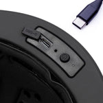 Casco negro coniluminación inteligente/Bluetooth Negro - INtermitente