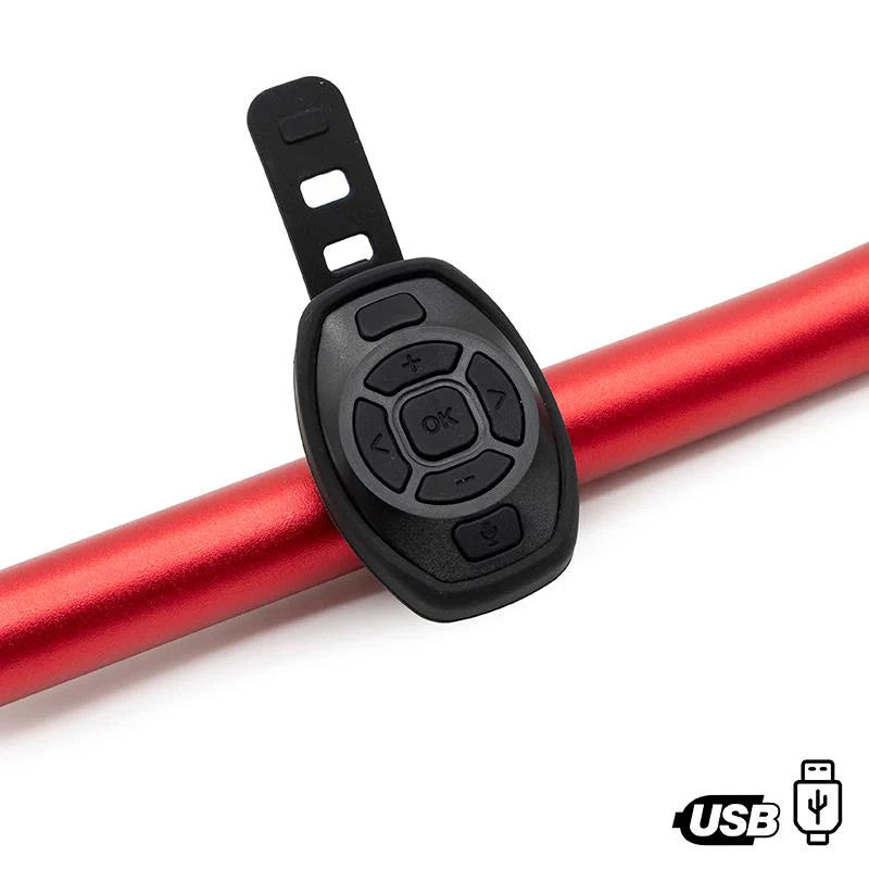 Casco negro coniluminación inteligente/Bluetooth Negro - INtermitente