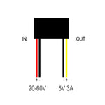 DC 20-60V auf 5V Konverter [Fulree]