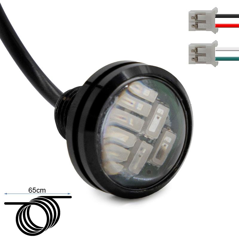 Led ojo de águila rojo 12-20V [Minimotors]