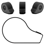 Embellecedor de silicona negro para acelerador - 10Pcs