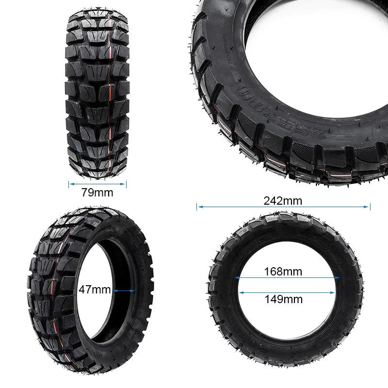 Neumático Tubeless 255x80-6 | 10x3 | 80/65 [TUOVT]
