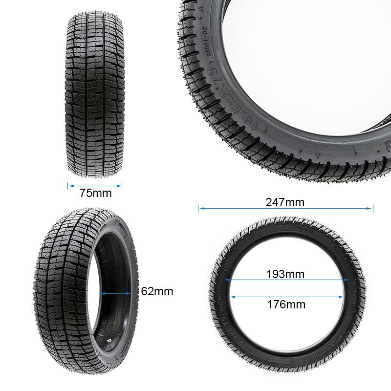 Neumático tubeless Cityroad 10,5x2,75-7 [Xuancheng]