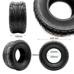 Neumático tubeless 18x9,5-8 / 225/55-8 [Feiben]