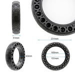 Rueda maciza perforada 60/70-6,5/B44 (10x2,5-6,5) para Ninebot G30