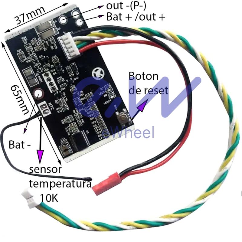 BMS 10S 36v 20A para Xiaomi M365, 1S, Mi3