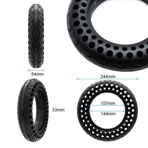 Rueda maciza perforada 10x2,125-6,1/B34 [Nedong]