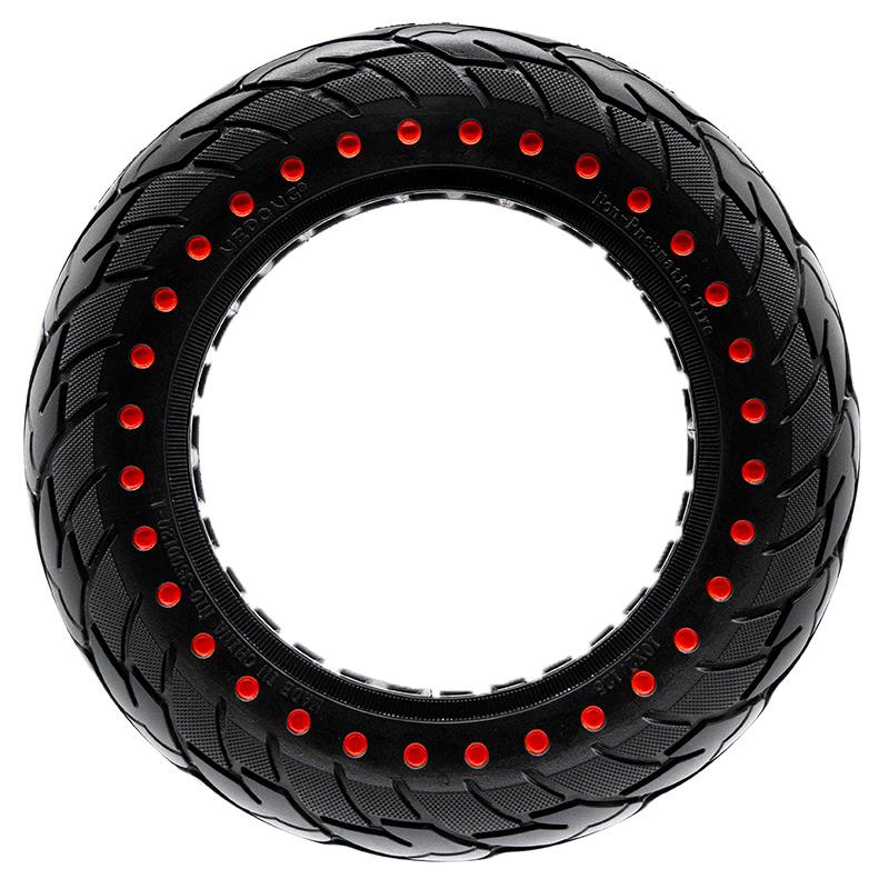 Rueda maciza ultraligera 10x2,125-6,1/B34 - puntos rojos [Nedong]