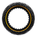 Rueda maciza ultraligera 10x2,5-6,5/B44  línea amarilla [Nedong]