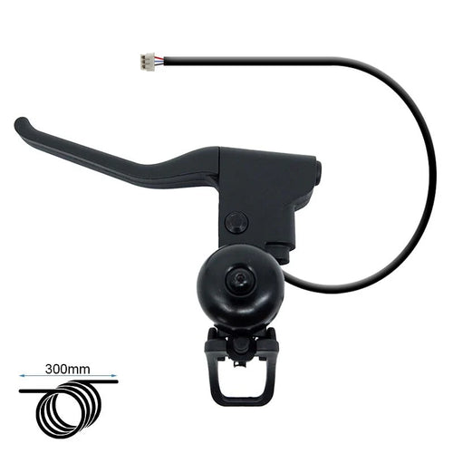 Maneta de freno con hall, tensor y timbre L para Ninebot F y D - Conector JST ZH