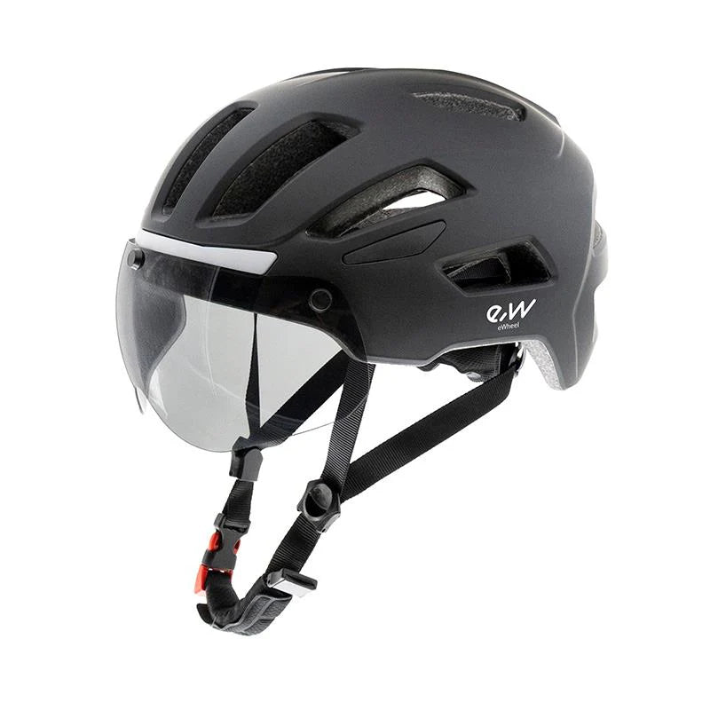 Casco negro Sport con pantalla