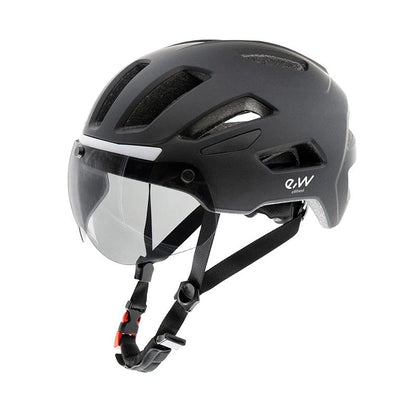 Casco negro Sport con pantalla