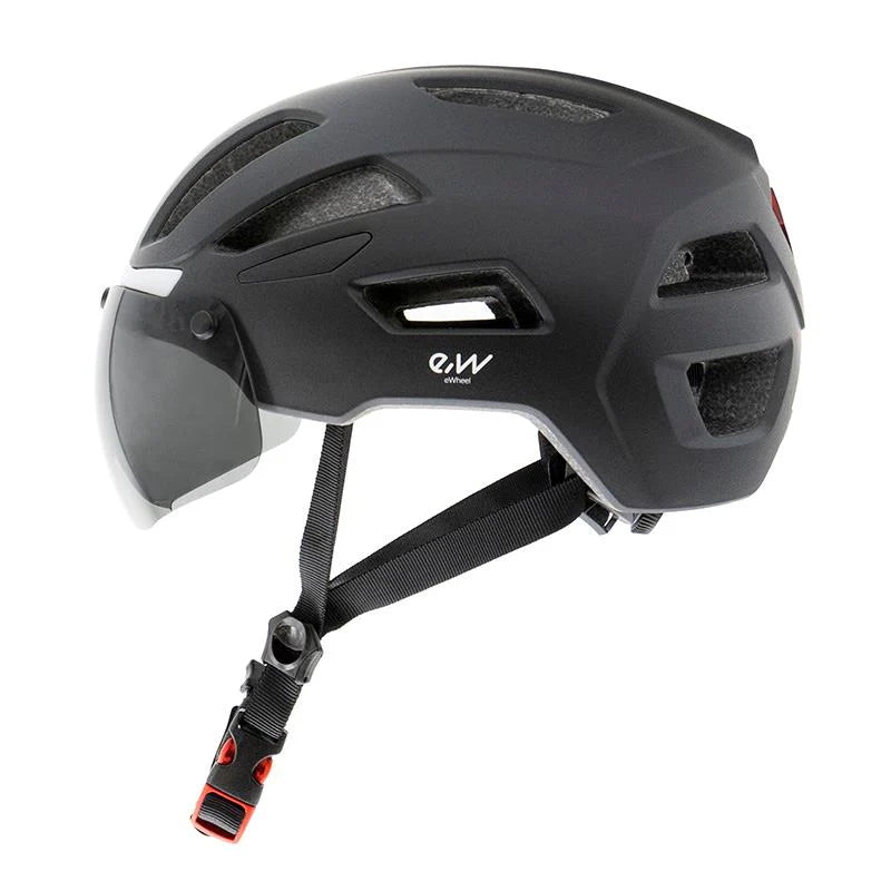 Casco negro Sport con pantalla