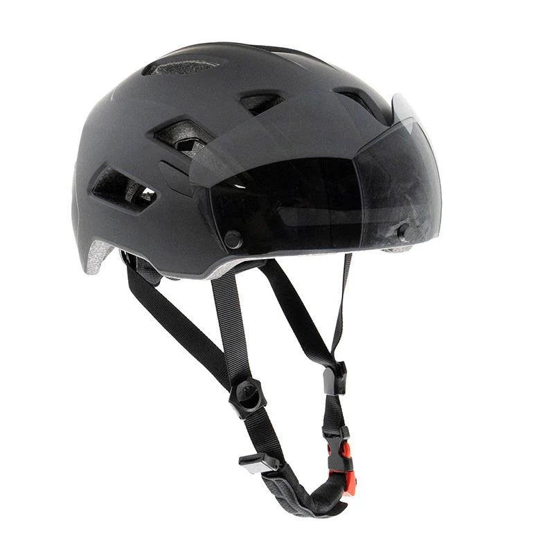 Casco negro Sport con pantalla