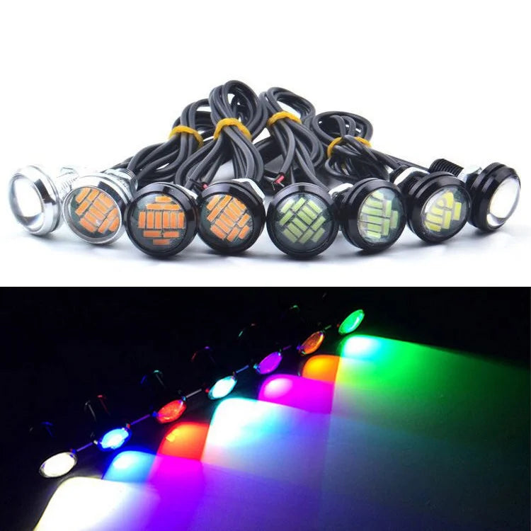 Luz Led ojo de Aguila (pack de 2 luces)(12 leds por luz) Elige tu color