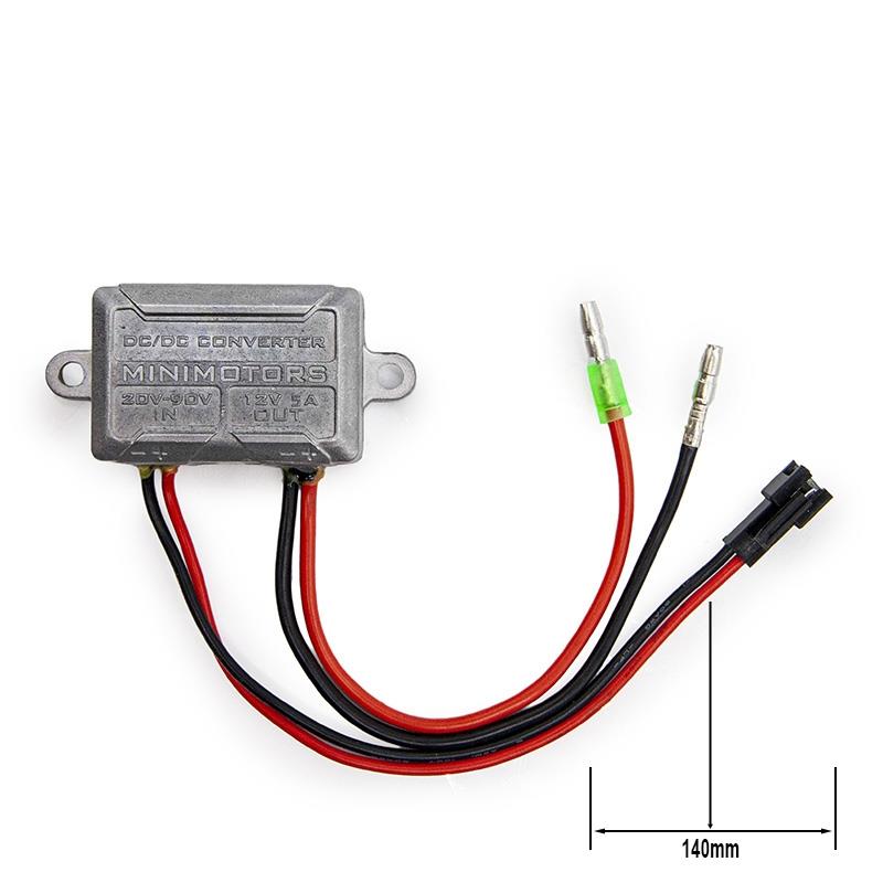 Conversor DC 20-90V a 12V 5A [Minimotors]