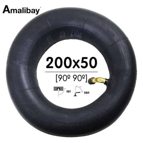 Cámara de aire 200x50 (válvula 90º 90º) - Premium [Amalibay]
