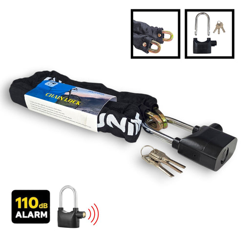 Candado de Cadena Con Alarma (110db）