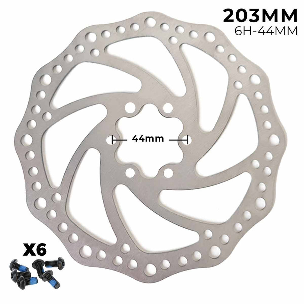 Disco de freno 203mm - Dentado (6H -44MM)