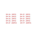 Set conectores SM en caja - 560 piezas