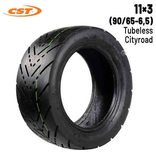 Neumático rueda cubierta 11x3 (90/65-6,5 ) Onroad Tubeless [CST]