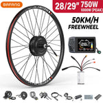 Kit conversión de bicicleta eléctrica con motor trasero 750W 48V – 28 y 29 pulgadas- 700CC (Display: EKD01) [Bafang]