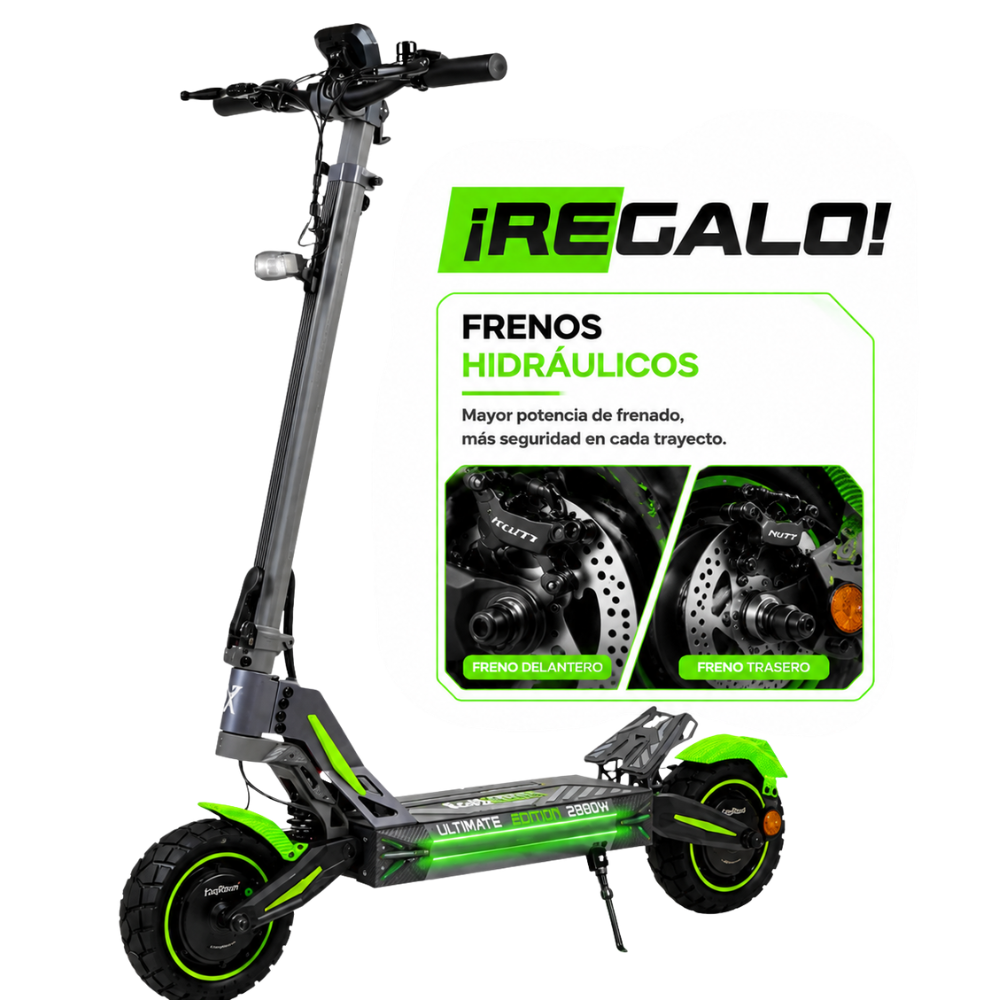 Patinete Eléctrico Ecoxtrem M41 Tank Dual Motor Homologado DGT