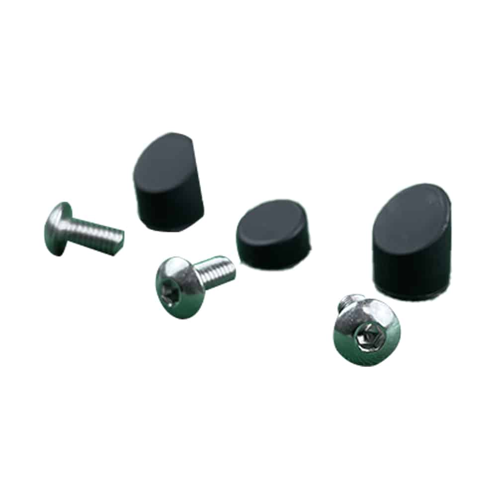 Tapones guardabarros negro + 3 tornillos inoxidables Xiaomi M365