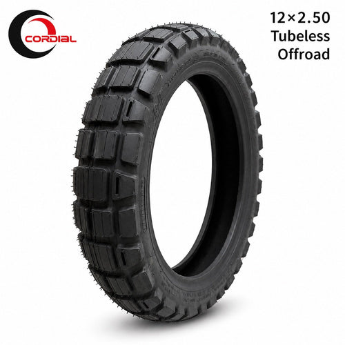 Neumático rueda cubierta 12x2,5 Offroad Para Patinete Xiaomi Mi6 Pro