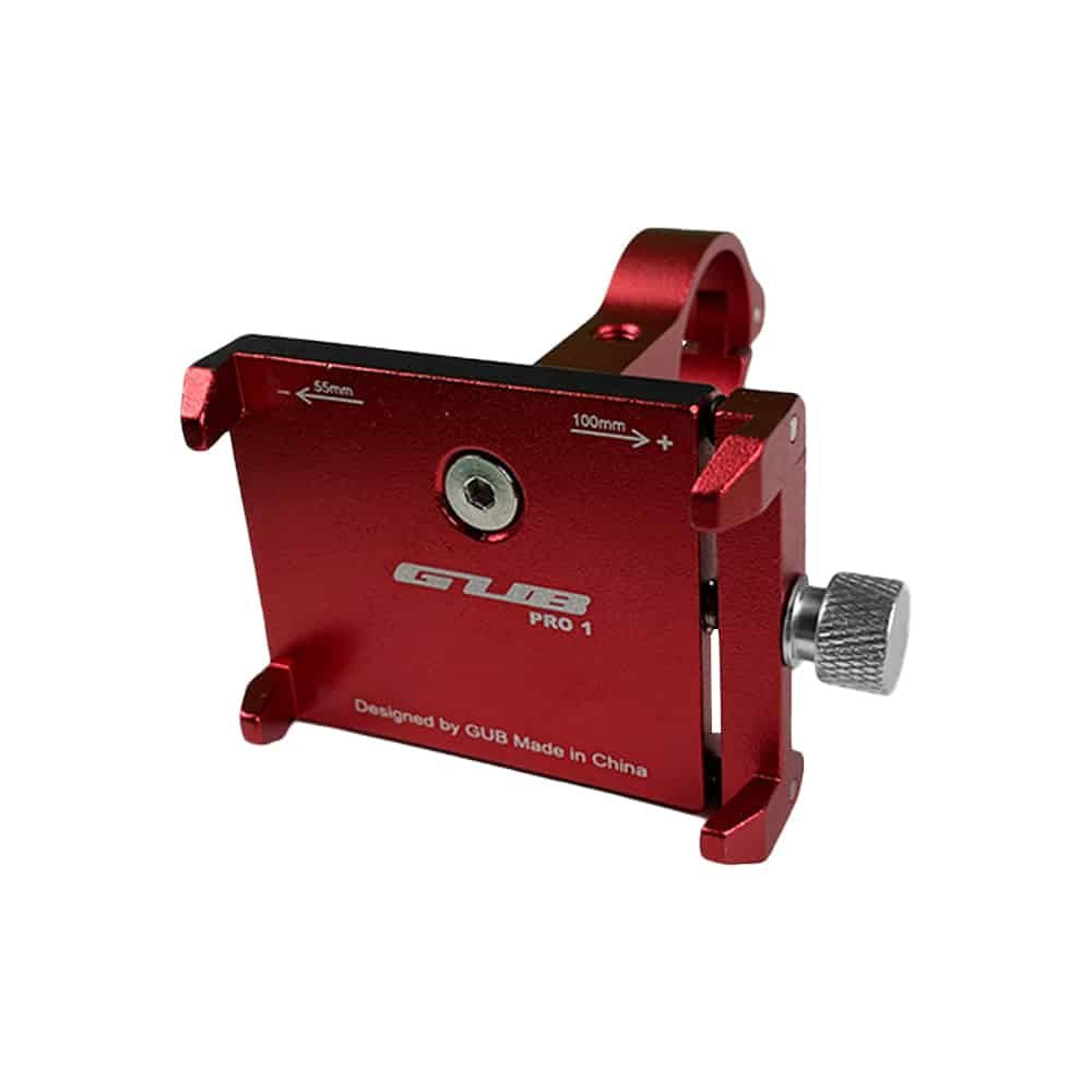 Soporte teléfono GUB Pro 1 rojo
