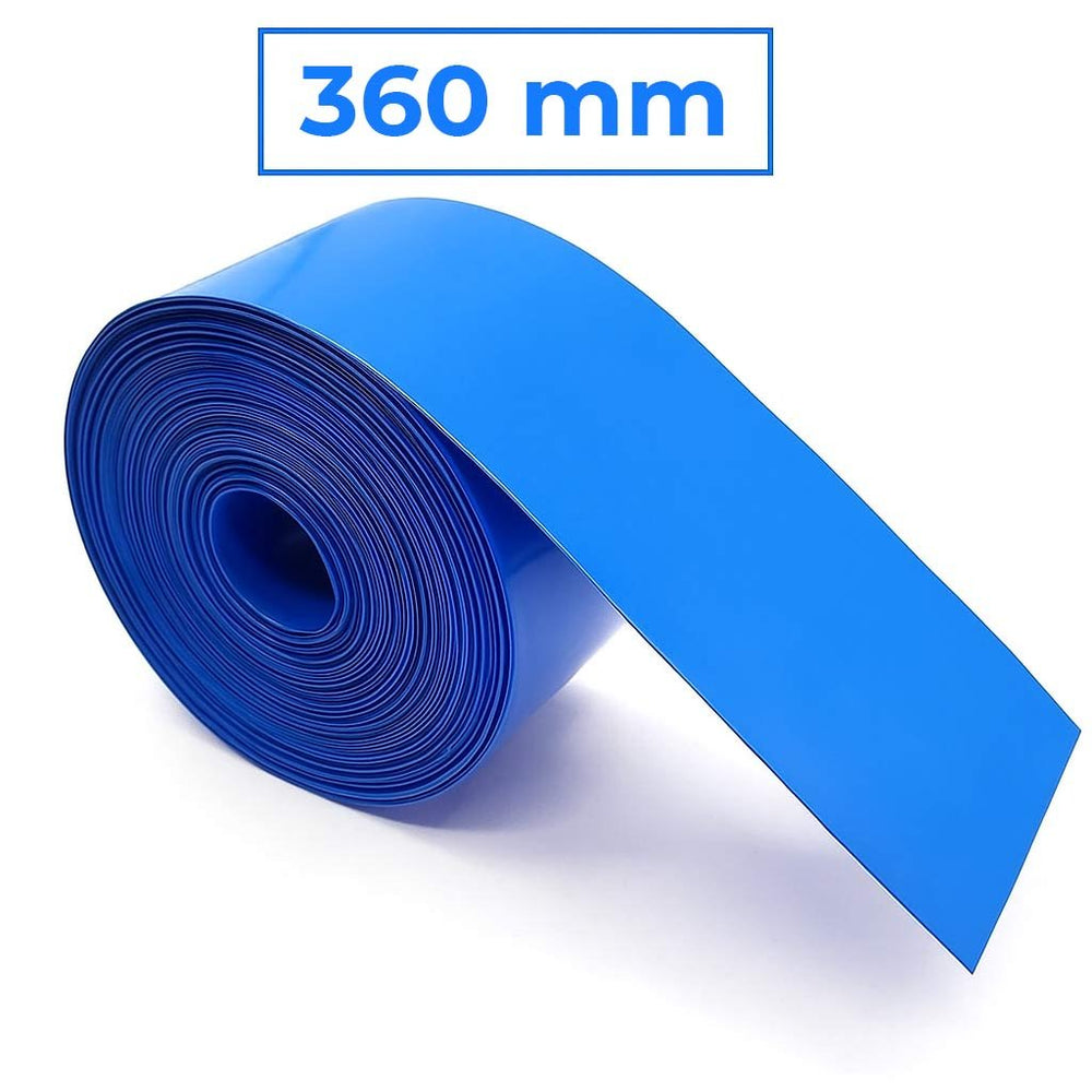 Tubo termorretráctil azul 360 milímetros - 1M