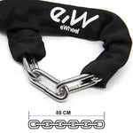 Cadenas à chaîne avec mot de passe - 80 cm