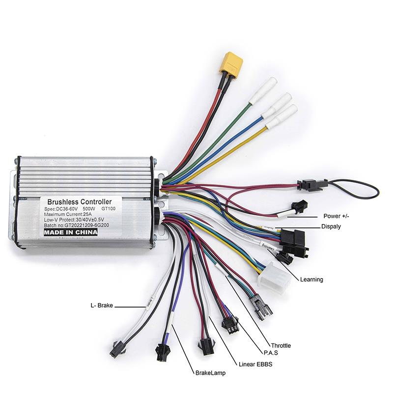 Kit electrónica GT100 36/60V 25A 500W