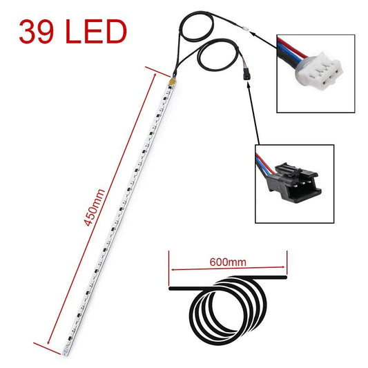 Led oeil d'aigle blanc 12-36V pour Kugoo G2 Pro 