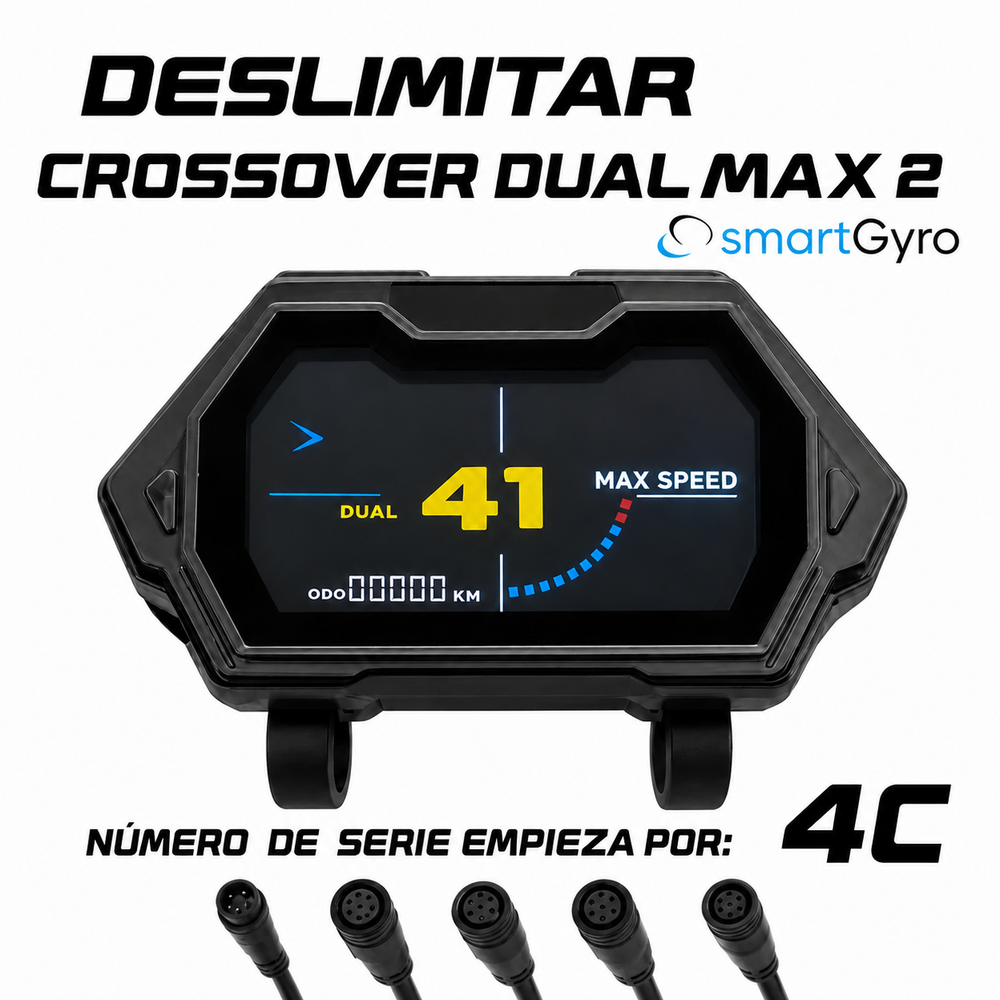 Display Deslimitar Trucar Smartgyro Crossover dual Max 2 y LR 2 ( N SERIE EMPIEZA POR 4C... )