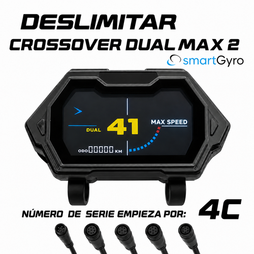 Display Deslimitar Trucar Smartgyro Crossover dual Max 2 y LR 2 ( N SERIE EMPIEZA POR 4C... )