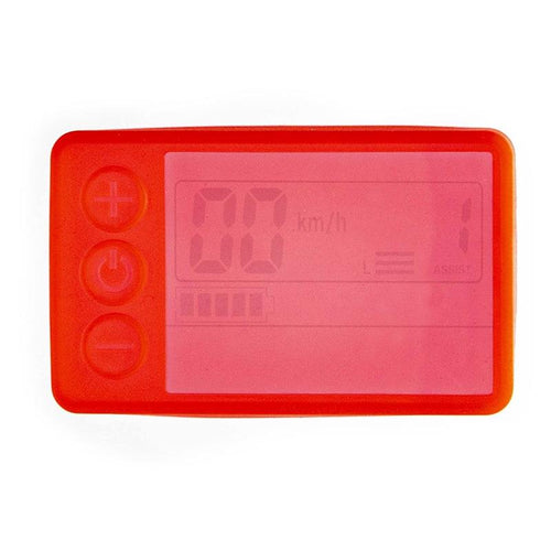 Protector de silicona impermeable rojo para display S866