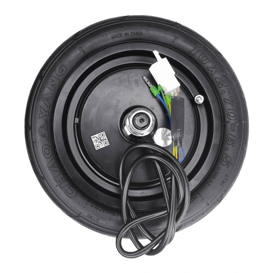 Moteur ZWHEEL 600W + Pneu Tubeless 10' Axe de Câble Intérieur Ø17mm T4-2022 