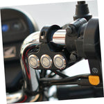 Botonera triple (2 interruptores + pulsador) para patinete eléctrico y bicicletas (Conector SM incluido)