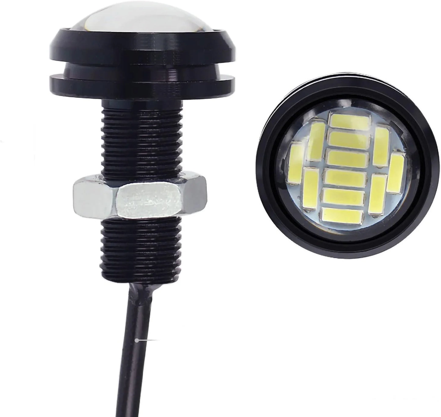 Luz Led ojo de Aguila (pack de 2 luces)(12 leds por luz) Elige tu color