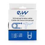 Camisa y cable de freno negro 1,95m