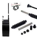 Camisa y cable de freno de tambor negro 1,16m