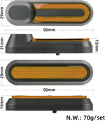 Tapa embellecedor catadióptrico reflectantes tornillo V2 para Xiaomi Verde