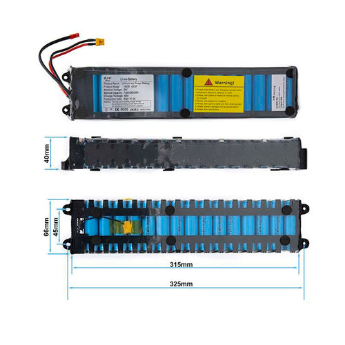 Batería 36v 7,8 A/h con conectores XT30 y JST [Ewheel]